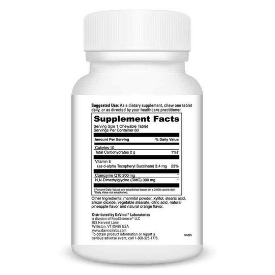 CoQ10-DMG 300/300, 60 Chewable Tablets, DL