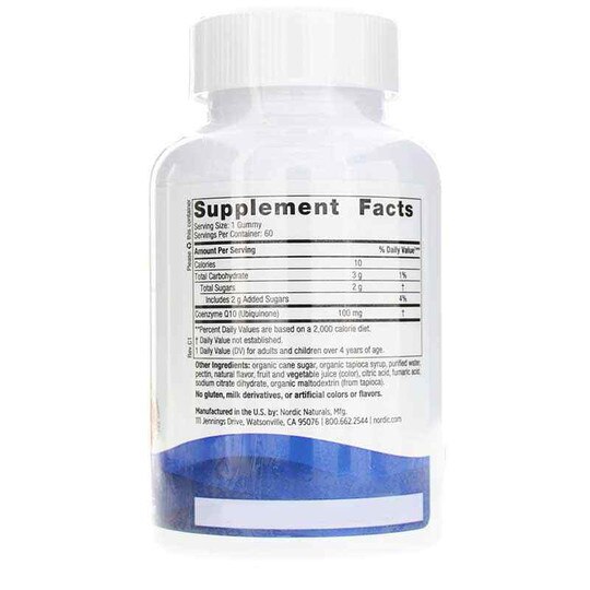 CoQ10 Gummies, 60 Gummies, NRN