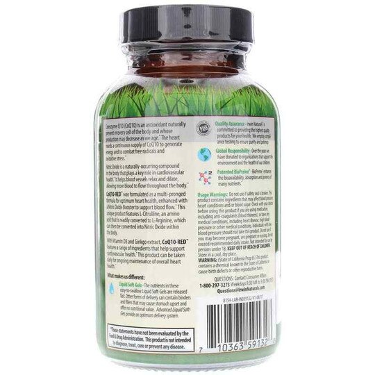 CoQ10-RED, 60 Liquid Softgels, IRN