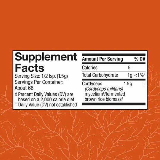 Cordyceps Mushroom Mycelium Powder, 3.5 Oz, HDF