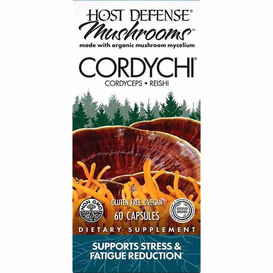 CordyChi Stress Support, 60 Veg Capsules, HDF