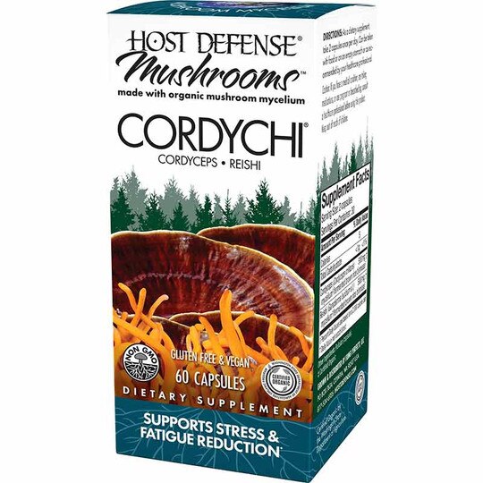 CordyChi Stress Support, 60 Veg Capsules, HDF
