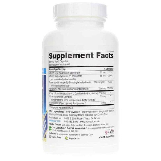 Corti-B Plex, 120 Veg Capsules, NUM