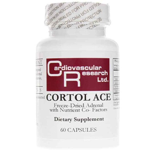 Cortol Ace Freeze-Dried Adrenal, 60 Capsules, CR