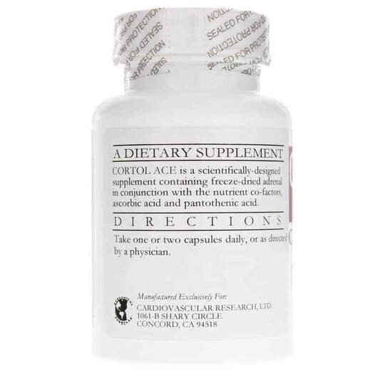 Cortol Ace Freeze-Dried Adrenal, 60 Capsules, CR