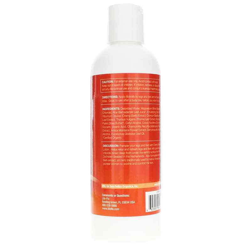 Cramp Bark Leg Lotion with Magnesium Chloride Brine, Life Flo