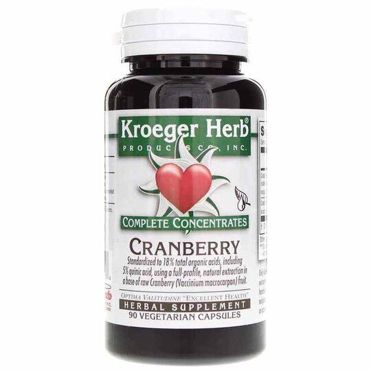 Cranberry, 90 Veg Capsules, KRH