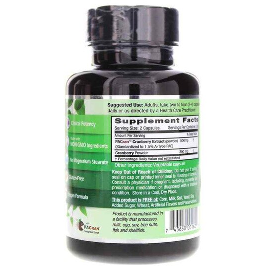 Cranberry Extract, 60 Veg Capsules, EMD