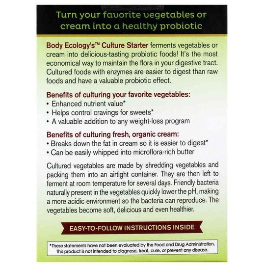 Culture Starter, 6 Packets, BOE
