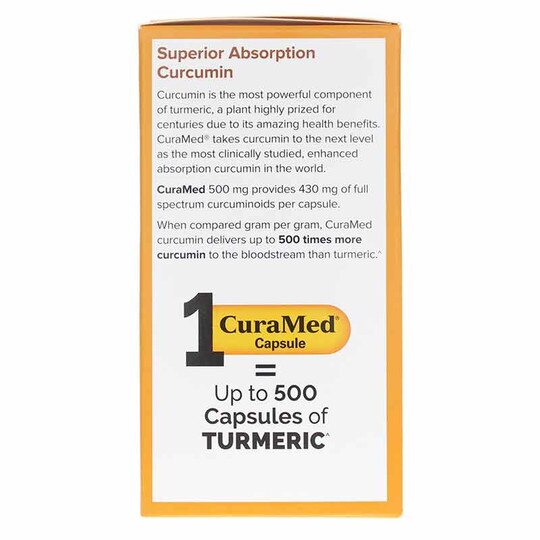 CuraMed 500 Mg Vegan, 60 Capsules, TNT