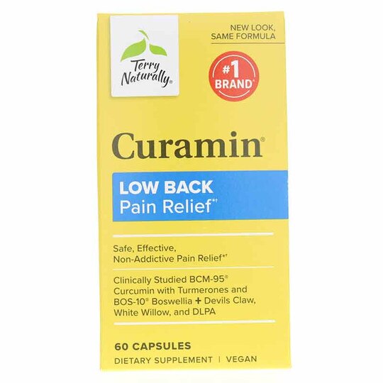 Curamin Low Back Pain, 60 Capsules, TNT