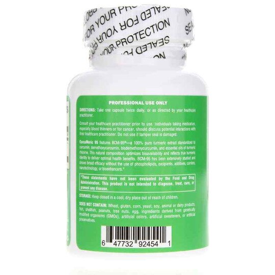 CurcuMeric 95, 60 Veg Capsules, NHC