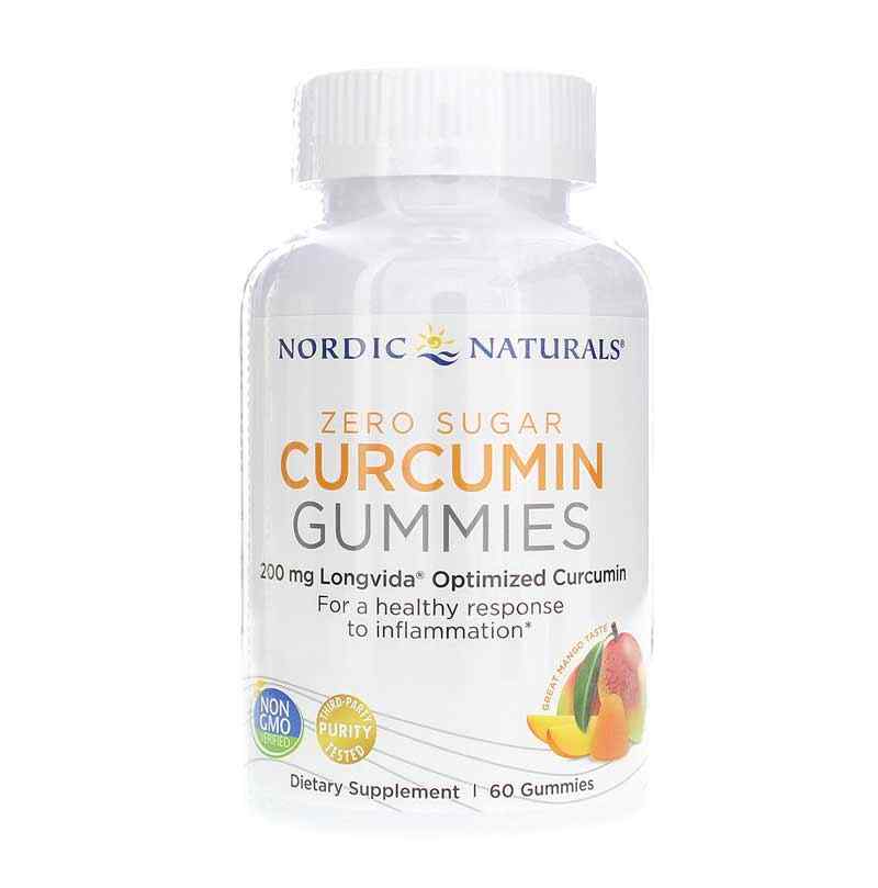 Curcumin Gummies Zero Sugar, Nordic Naturals