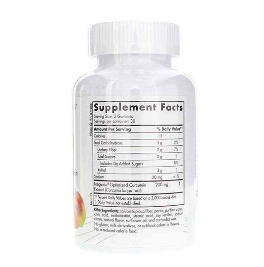 Curcumin Gummies Zero Sugar, 60 Gummies, NRN
