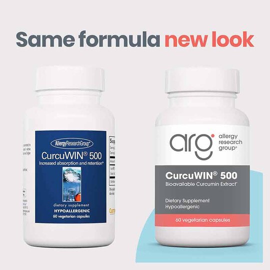 CurcuWIN 500, 60 Veg Capsules, ARG