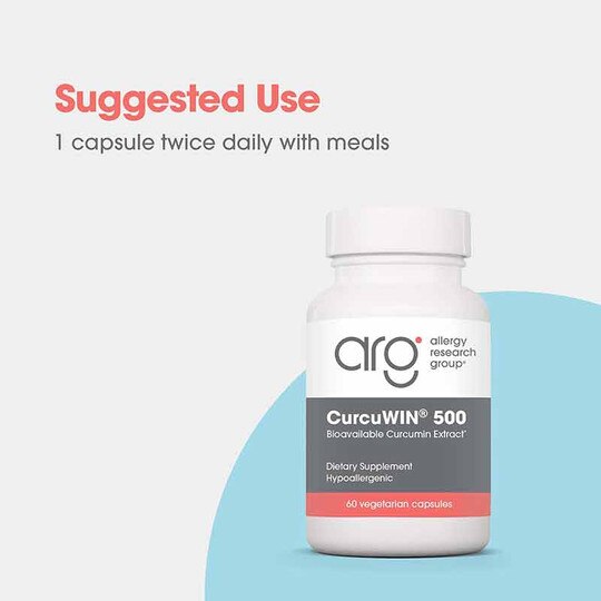 CurcuWIN 500, 60 Veg Capsules, ARG