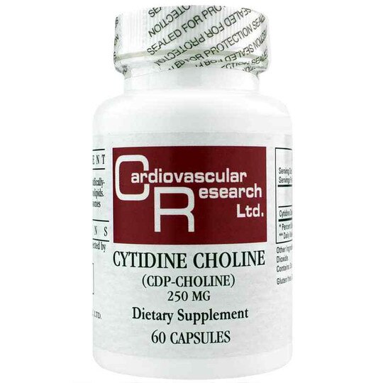 Cytidine Choline 250 Mg, 60 Capsules, CR
