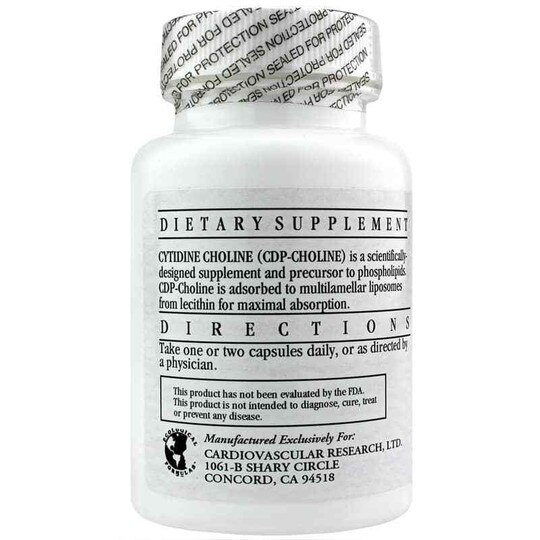 Cytidine Choline 250 Mg, 60 Capsules, CR