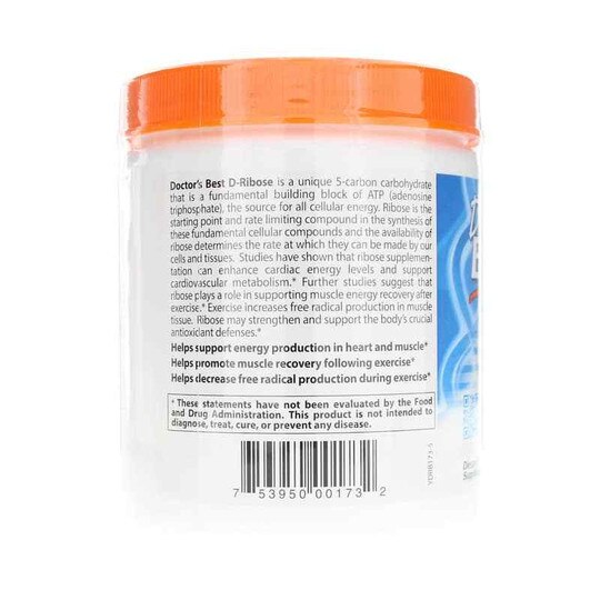 D-Ribose Powder, 8.8 Oz, DRB