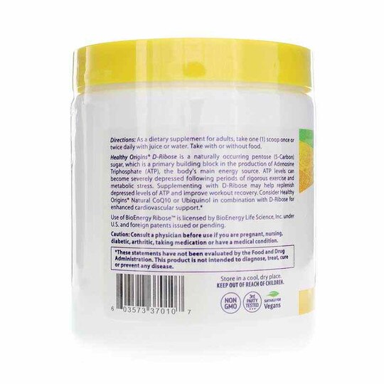 D-Ribose Powder, 10.6 Oz, HLO