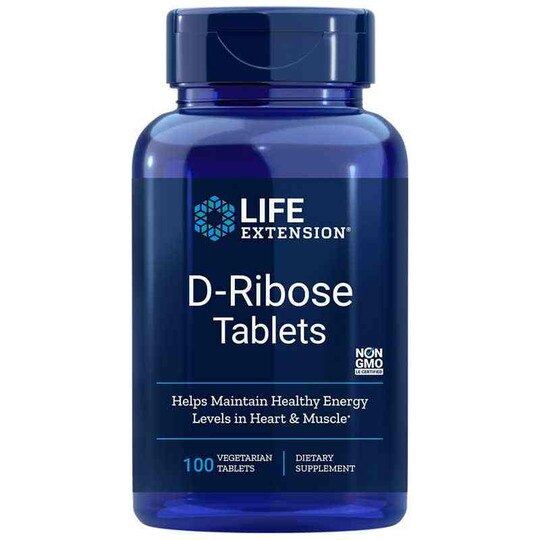 D-Ribose Tablets, 100 Veg Tablets, LFE