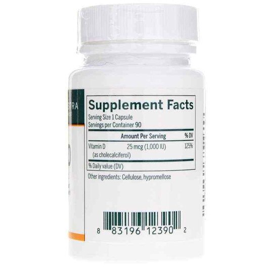 D3 1000, 90 Veg Capsules, GEN