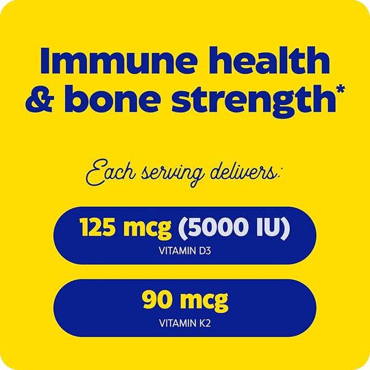 D3 + Vitamin K2, 60 Capsules, ENZ