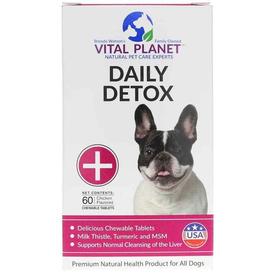Daily Detox for Dogs Chewable Tablets , 60 Chewable Tab, VTP