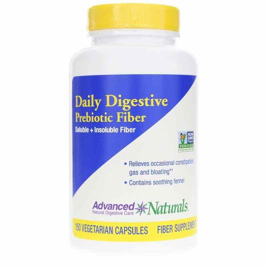 Daily Digestive Prebiotic Fiber, 150 Veg Capsules, ADVN