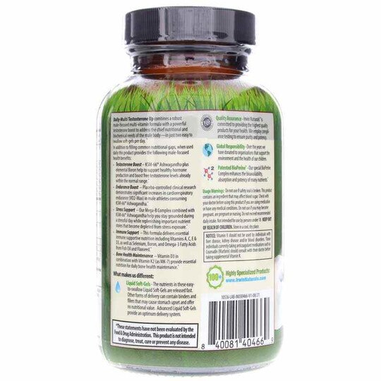 Daily Multi Testosterone Up, 60 Liquid Softgels, IRN