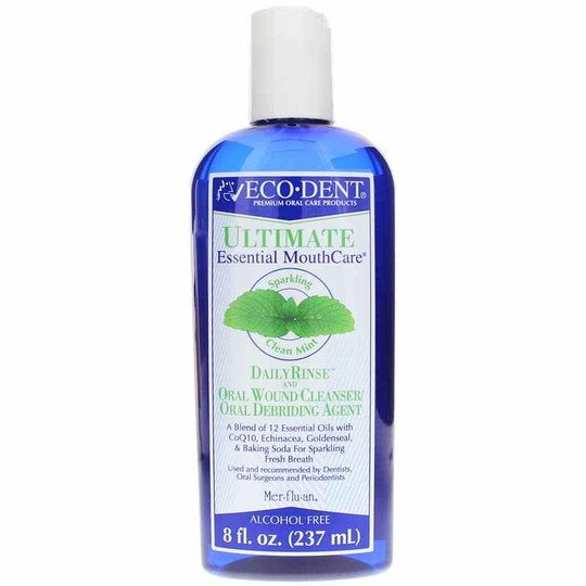 Daily Rinse and Oral Wound Cleanser, EcoDent