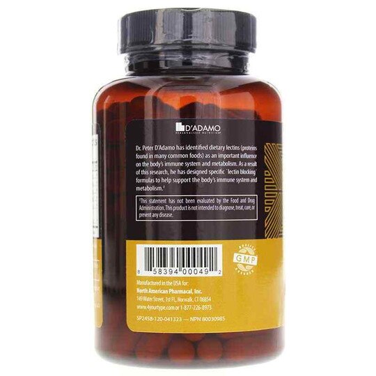 Deflect Type B Lectin Blocking Formula, 120 Veg Capsul, DAPN