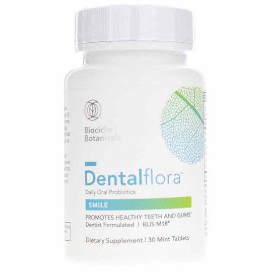 DentalFlora Daily Oral Probiotic, 30 Mint Tablets, BCB