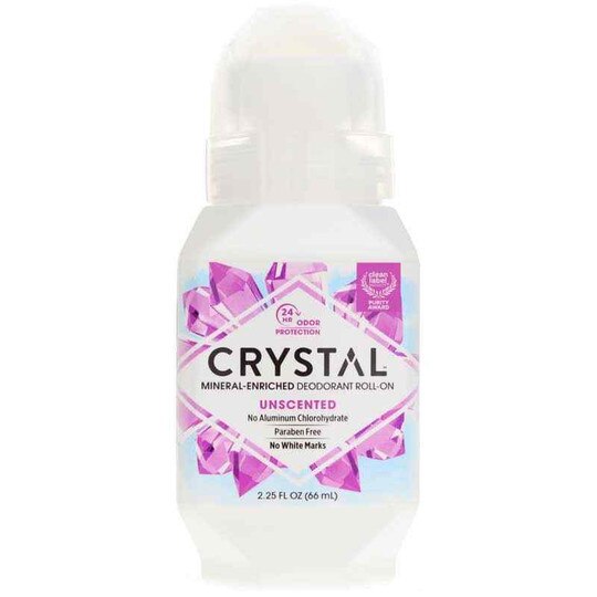 Mineral Deodorant RollOn, Crystal Essence