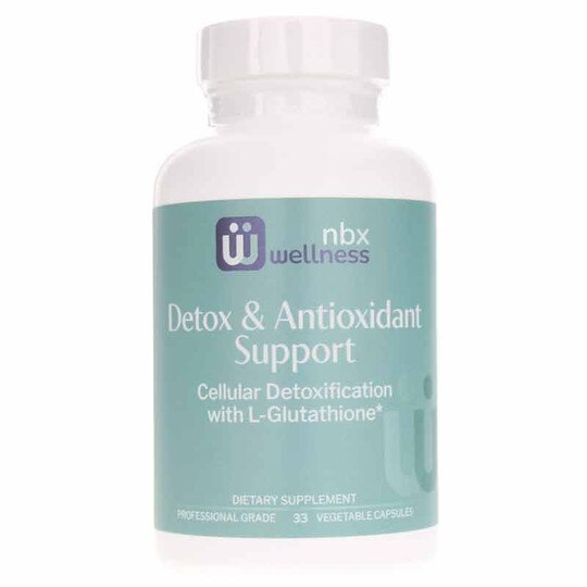 Detox & Antioxidant Support, 33 Veg Capsules, NBX