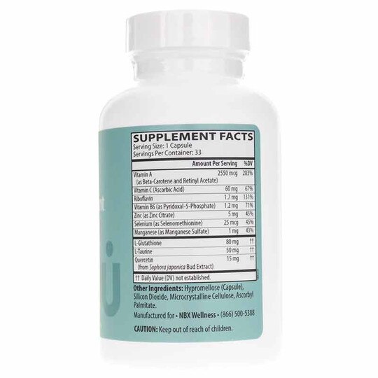 Detox & Antioxidant Support, 33 Veg Capsules, NBX