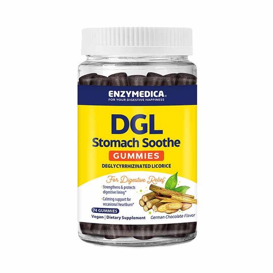 DGL Stomach Soothe Gummies, 74 Vegan Gummies, ENZ