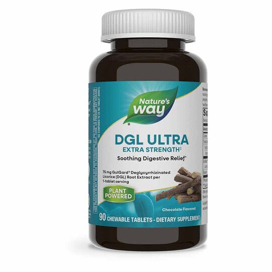 DGL Ultra Chocolate Flavor, 90 Chewable Tablets, NWA