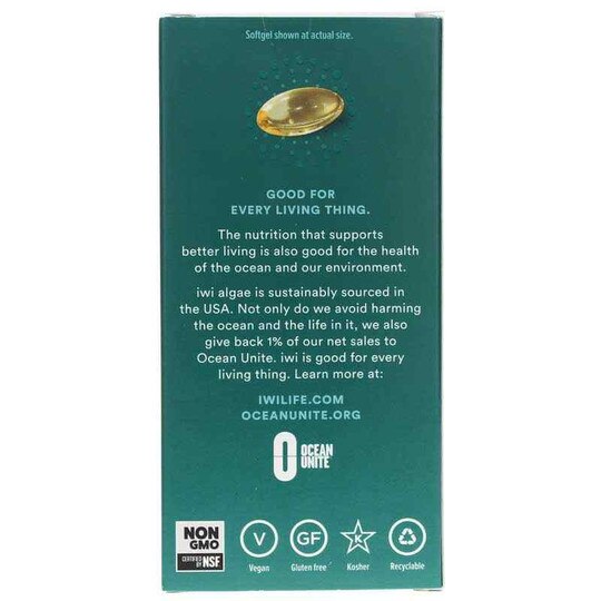 DHA Omega-3, 60 Softgels, IWI