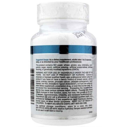 DHEA 25 Mg Micronized, 100 Veg Capsules, DGL