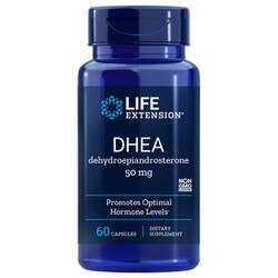 DHEA, 50 mg, 60 capsules