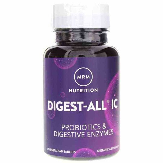 Digest-All IC Probiotics & Digestive Enzymes, 60 Veg Ta, MRM