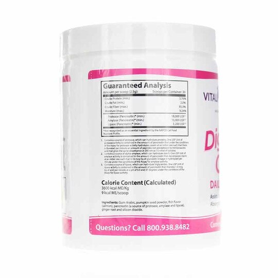 Digest Cat Daily Enzyme Powder, 30 Servings, VTP