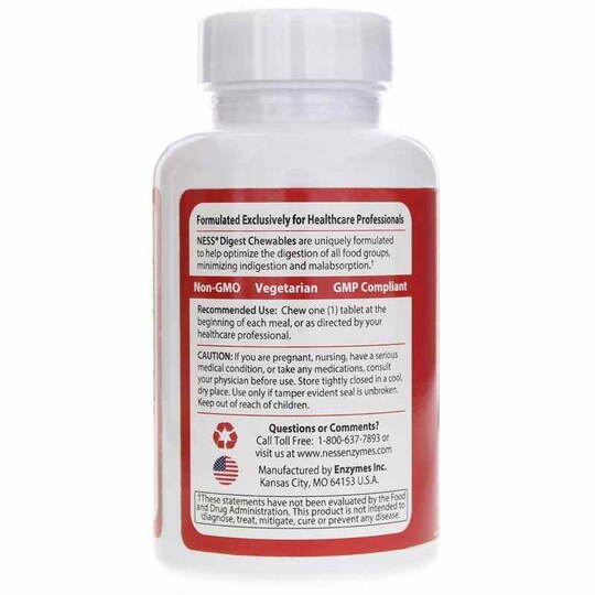 Digest Chewables Formula 22, 180 Veg Tablets, NEZ