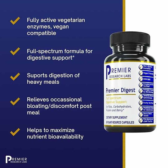 Digest Full-Spectrum Digestive Support, 60 Veg Capsules, PRL