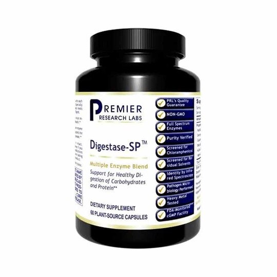 DigestaseSP MultiEnzyme Digestive Support, Premier Research Labs