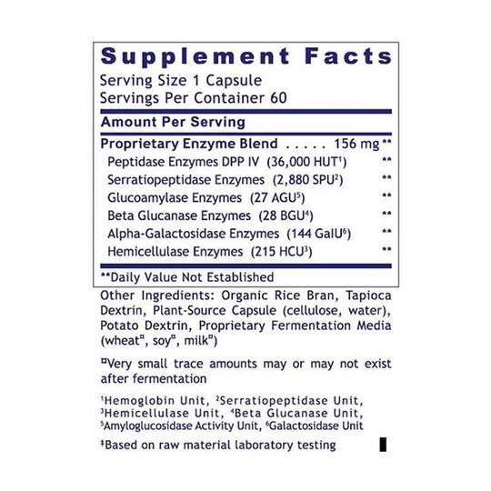 Digestase-SP Multi-Enzyme Digestive Support, 60 Capsule, PRL