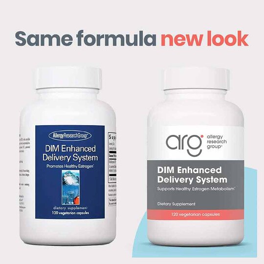DIM Enhanced Delivery System, 120 Veg Capsules, ARG