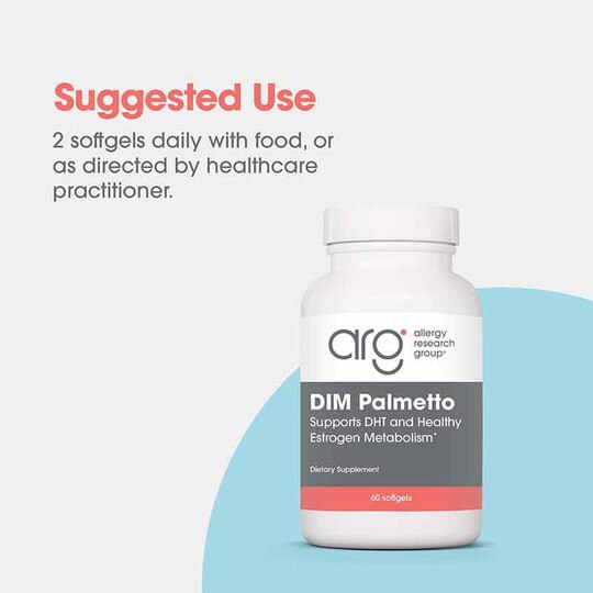DIM Palmetto Prostate Formula, 60 Softgels, ARG