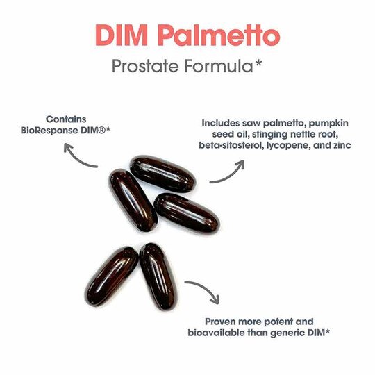 DIM Palmetto Prostate Formula, 60 Softgels, ARG